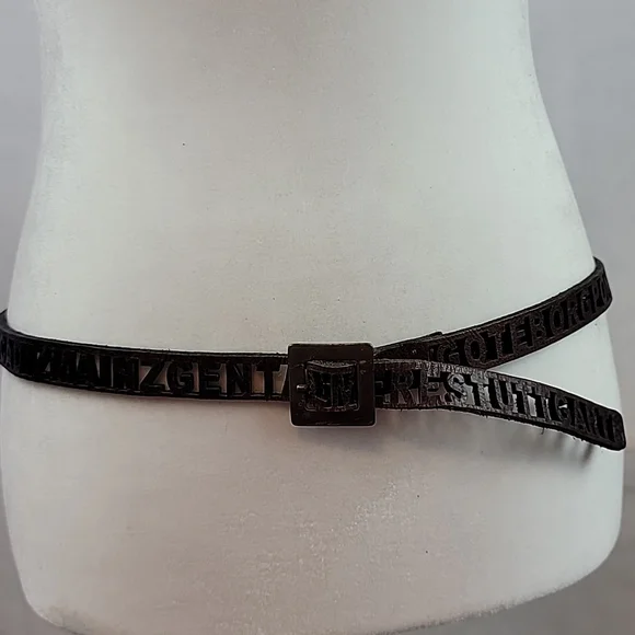 Maison Margiela Calf Leather Bos Taurus Regular Belt Women Black Belts Maison Martin Margiela | Accessories | Martin Margiela Belt  main image 3